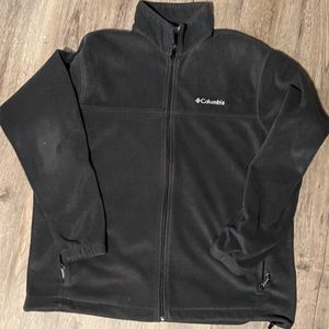 Black Columbia Fleece Jacket Size XL